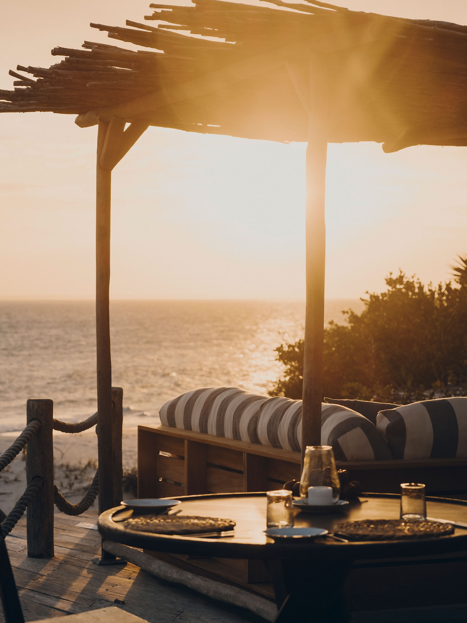 Ocean view from Baracca restaurant