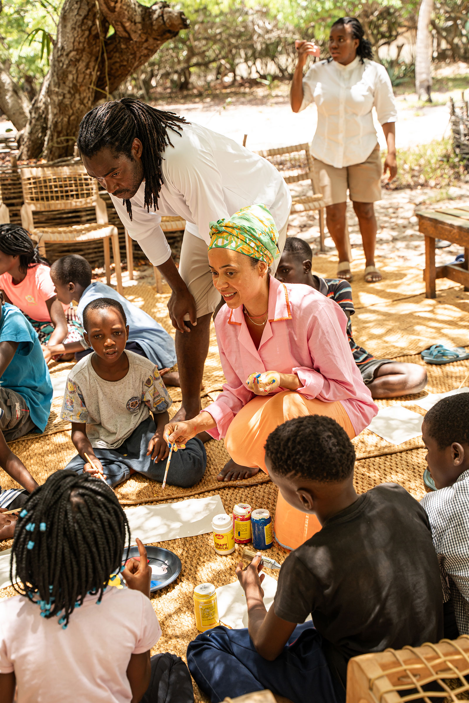 Cassie Naodo artist residency Kisawa Sanctuary Mozambique, Benguerra Island, Bazaruto Archipelago